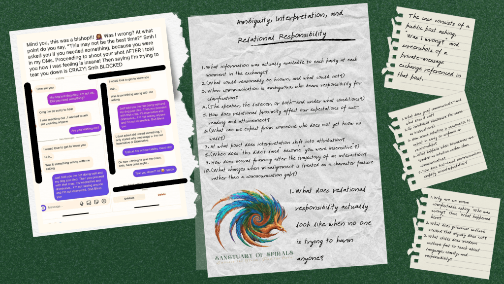 Case Study: Ambiguity, Interpretation, and Relational&nbsp;Responsibility